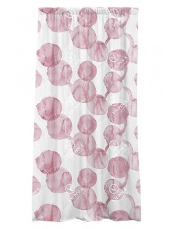 Vilpola "Krookus" verho, vaaleanpunainen